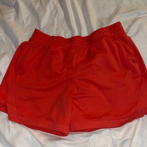Athletic Works Red Women's Athletic Shorts